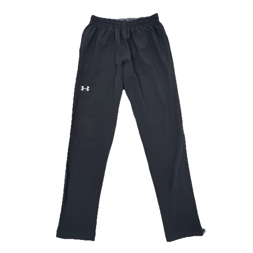 Under Armour Storm 1 Pants Mens L Black HeatGear Joggers Fitted Track